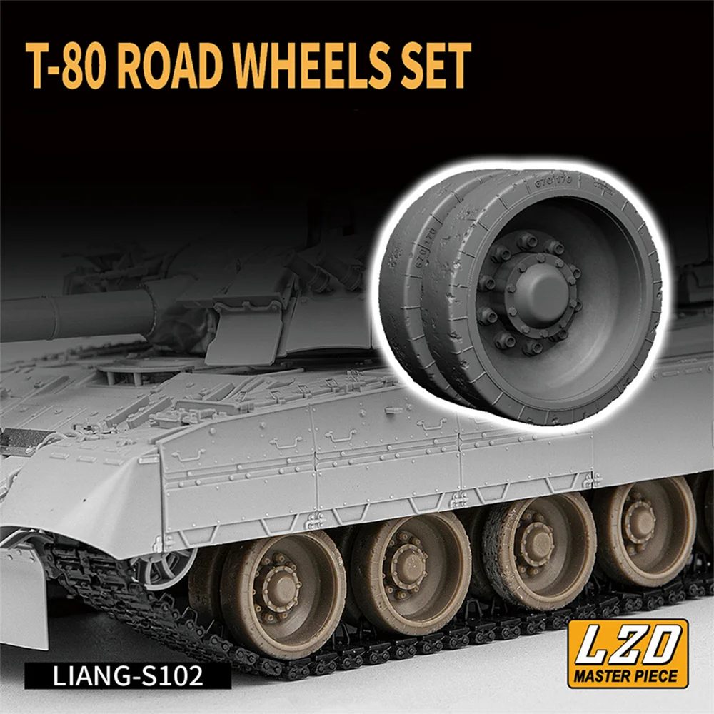 LIANG-S102 1/35 T80 ロードホイールキット おもちゃアクセサリー