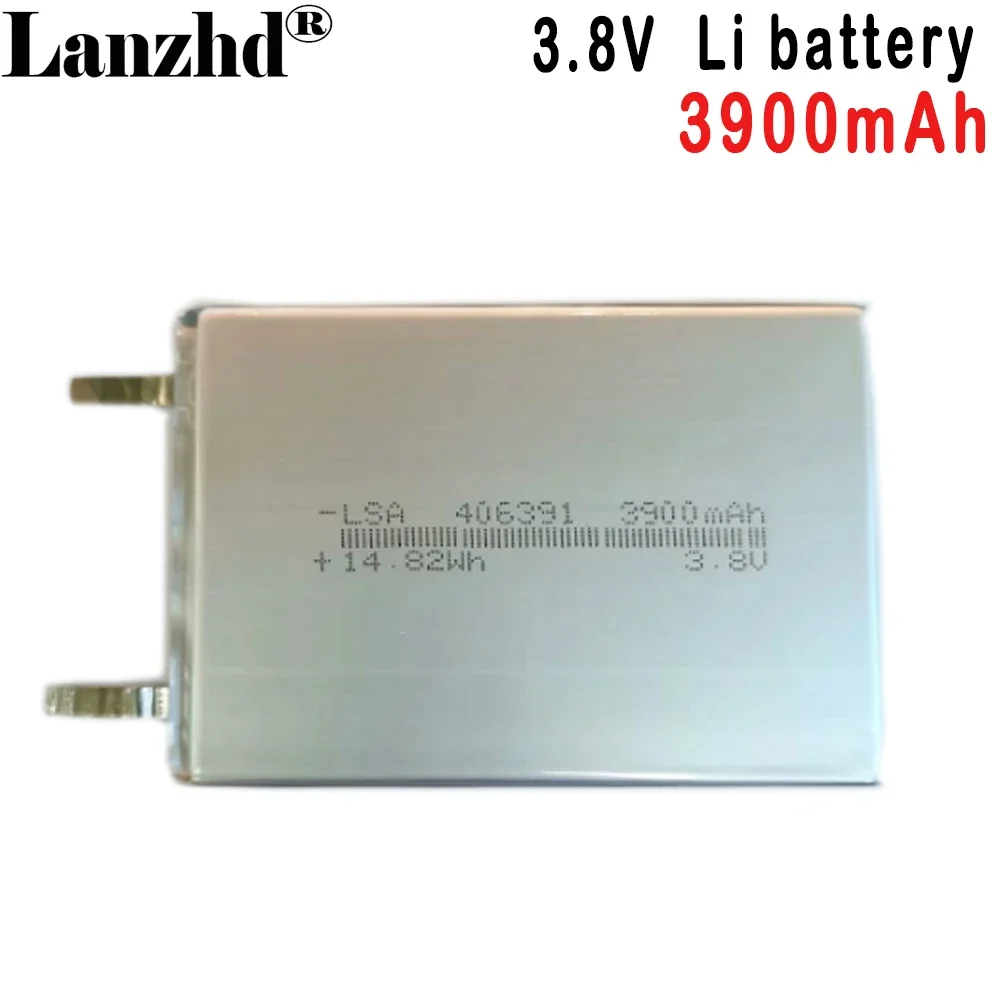 406391 3.7V Li Polymer Lithium Battery 3600MAH Suitable for mobile phone built-in power laptop 91*63*4mm