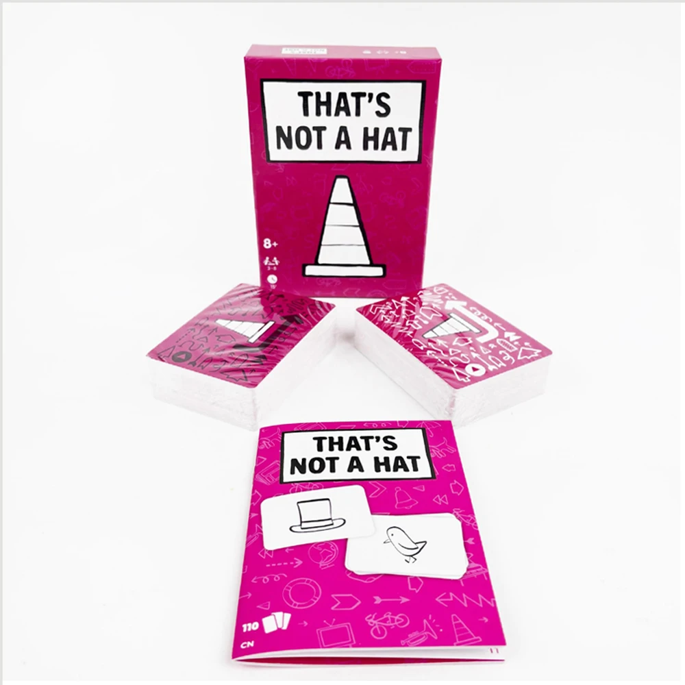 THAT'S NOT A HAT ,Memory Blitz Card Game 3-8 Player ,Engaging Brain-Teasing Party Fun for Family Gatherings and Date Nights