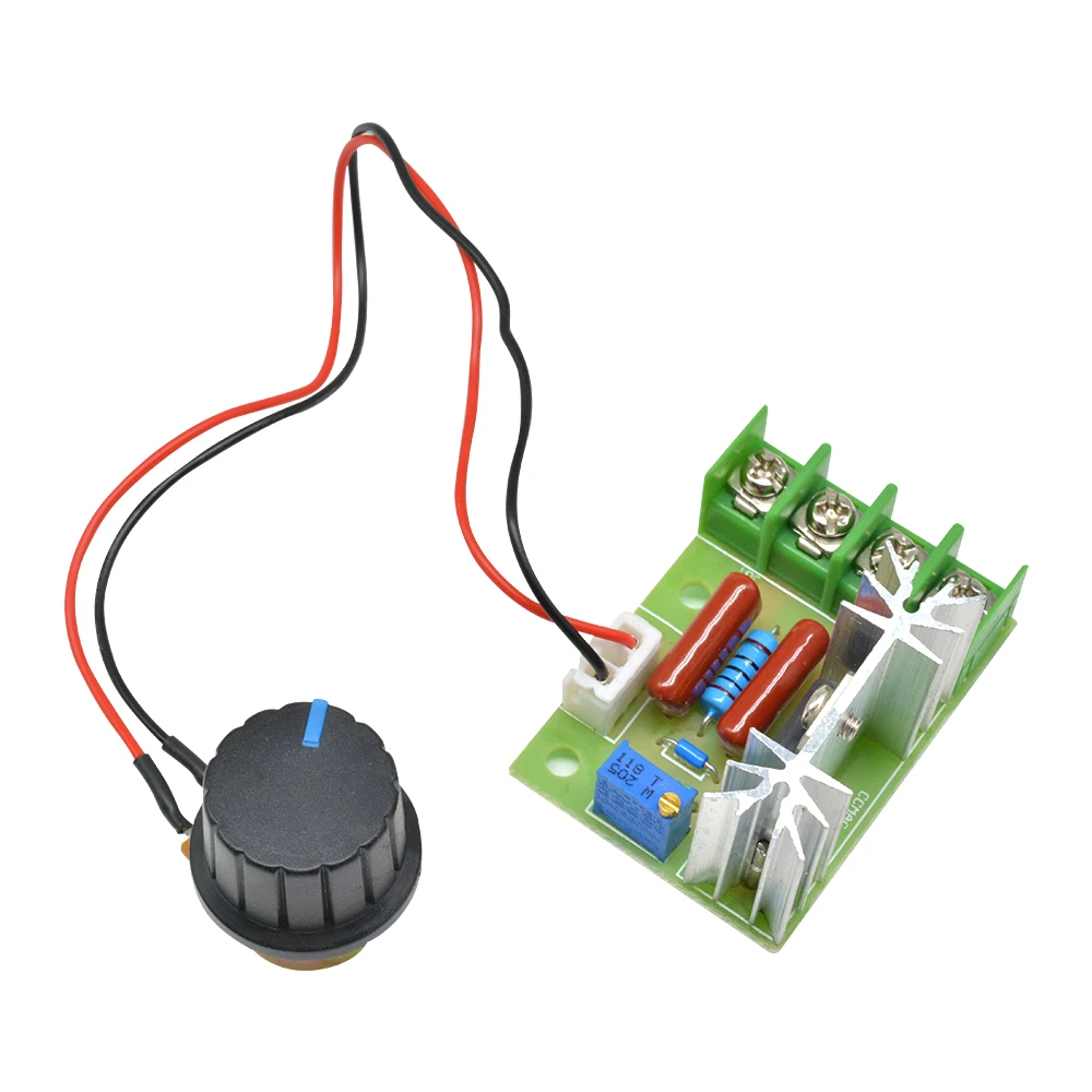 AC 50-220V 2000W Voltage Regulator Dimming Dimmers Motor Speed Controller Thermostat Electronic Voltage Regulator Module