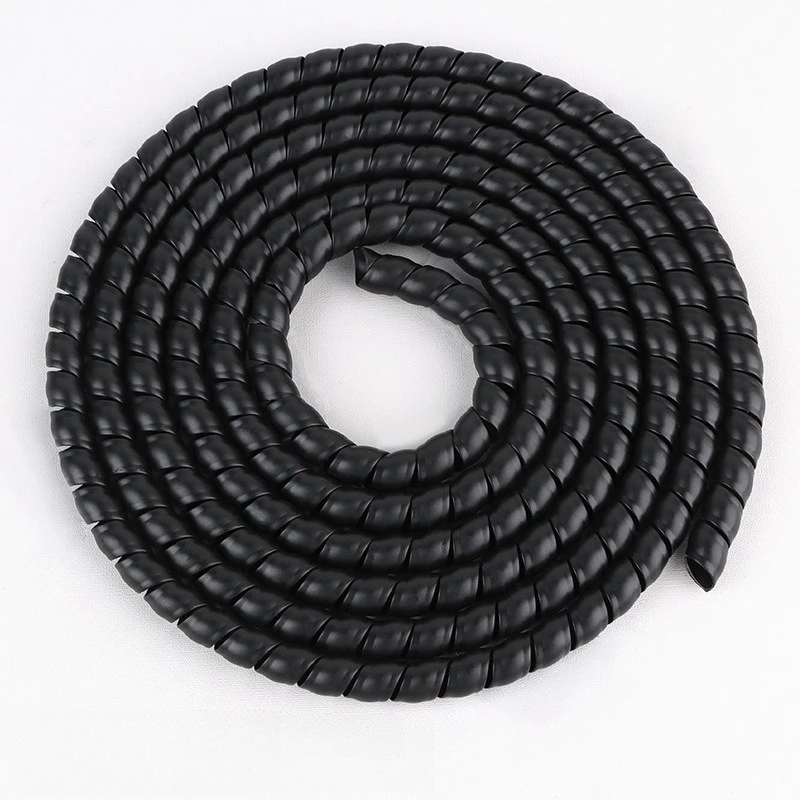 Universal Flexible Spiral Sleeving Computer Cord Management Winding Tube Cable Protection Sleeves Office Wire Organizer Cover