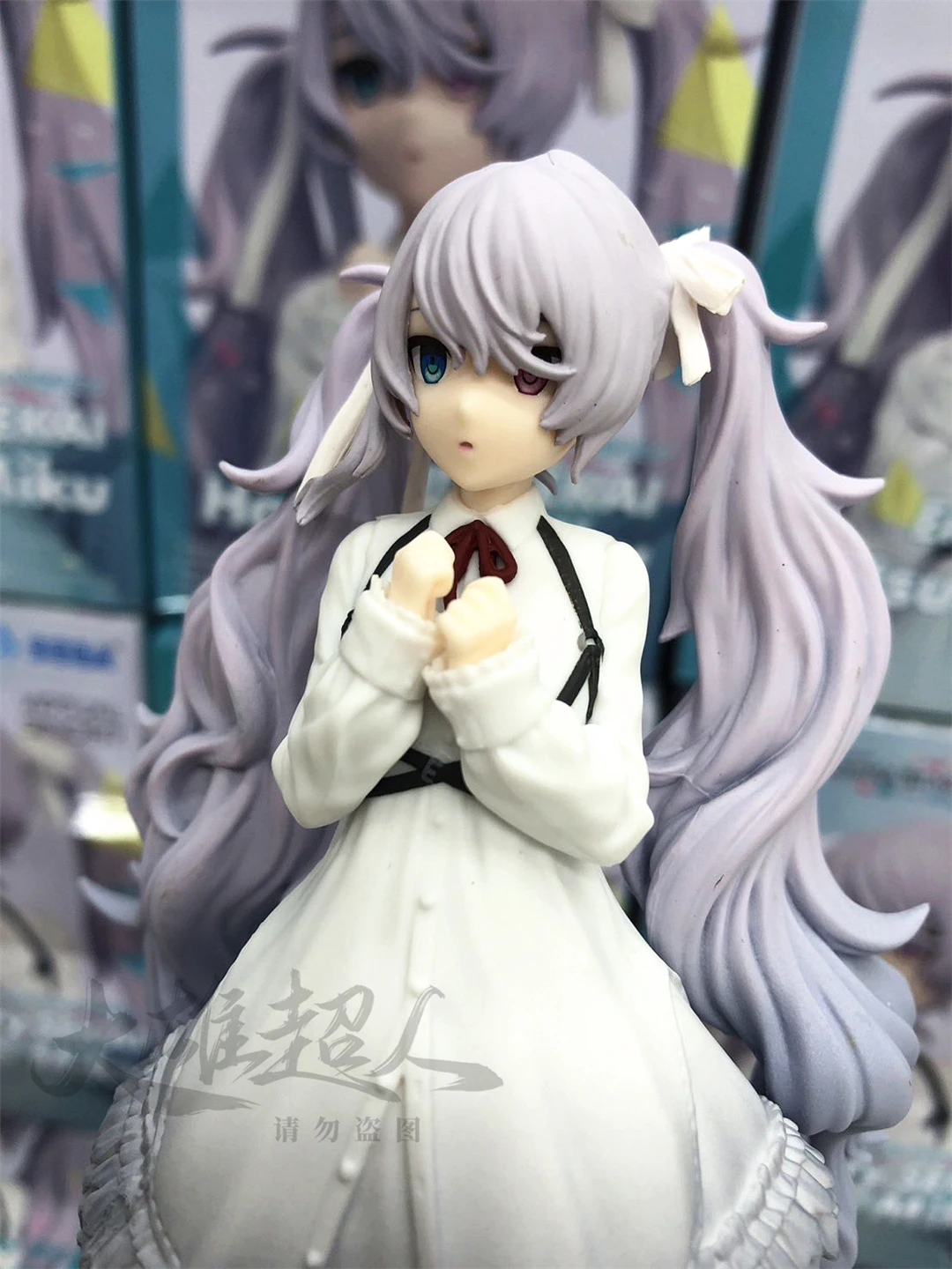 Scène colorée originale du projet mondial SEGA Anime! Sensation. Hatsune Miku oignon blanc Miku décoration de bureau modèle figurine cadeau