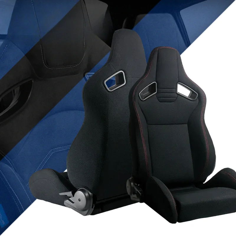 Auto Accessories High Performance OEM Speedster Fabric Sport Car Seat Featuring Adjustable Recline And Racing Style