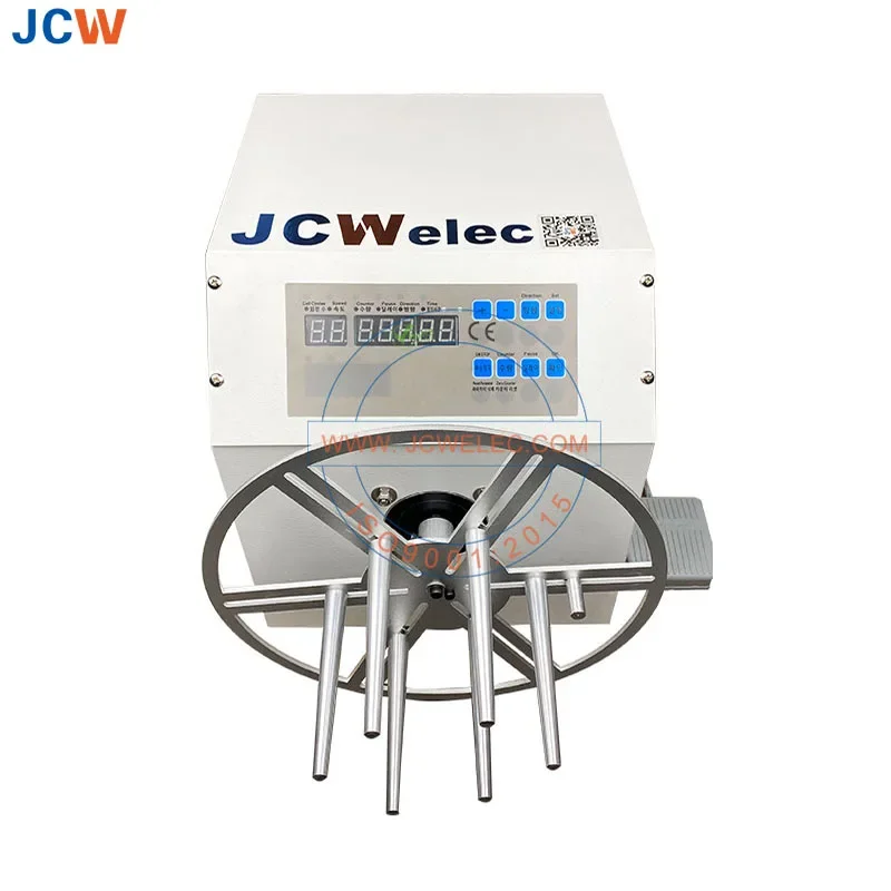 

JCW-WB03W Series Multi-functional motor wire coiling machine semi automatic copper cable winding machine