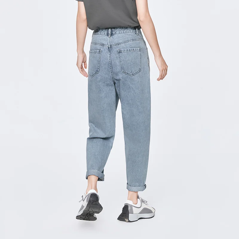 Imagem -06 - Jeans Semir para Mulheres Calças Velhas de Algodão Calças Largas Cônico Tendência Feminina Novo Primavera 2023