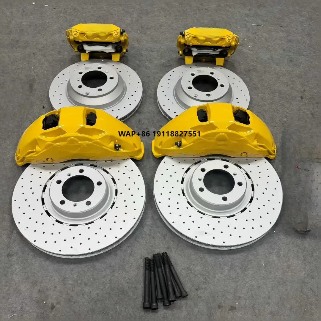 Heavy Duty Brake System 4/6 Piston Calipers Full Kit Long Service Life Wear Resistant Pads for Pickup SUV Sedan