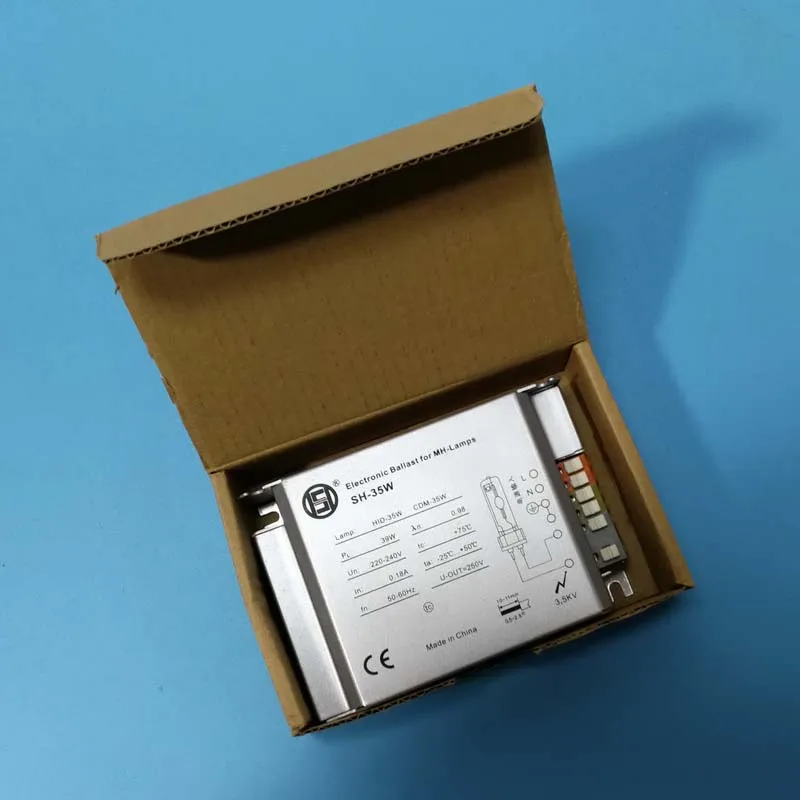 Ballast électronique en métal remboursable pour repitle, Hanlide convaincu, 35W, 50W, 70W