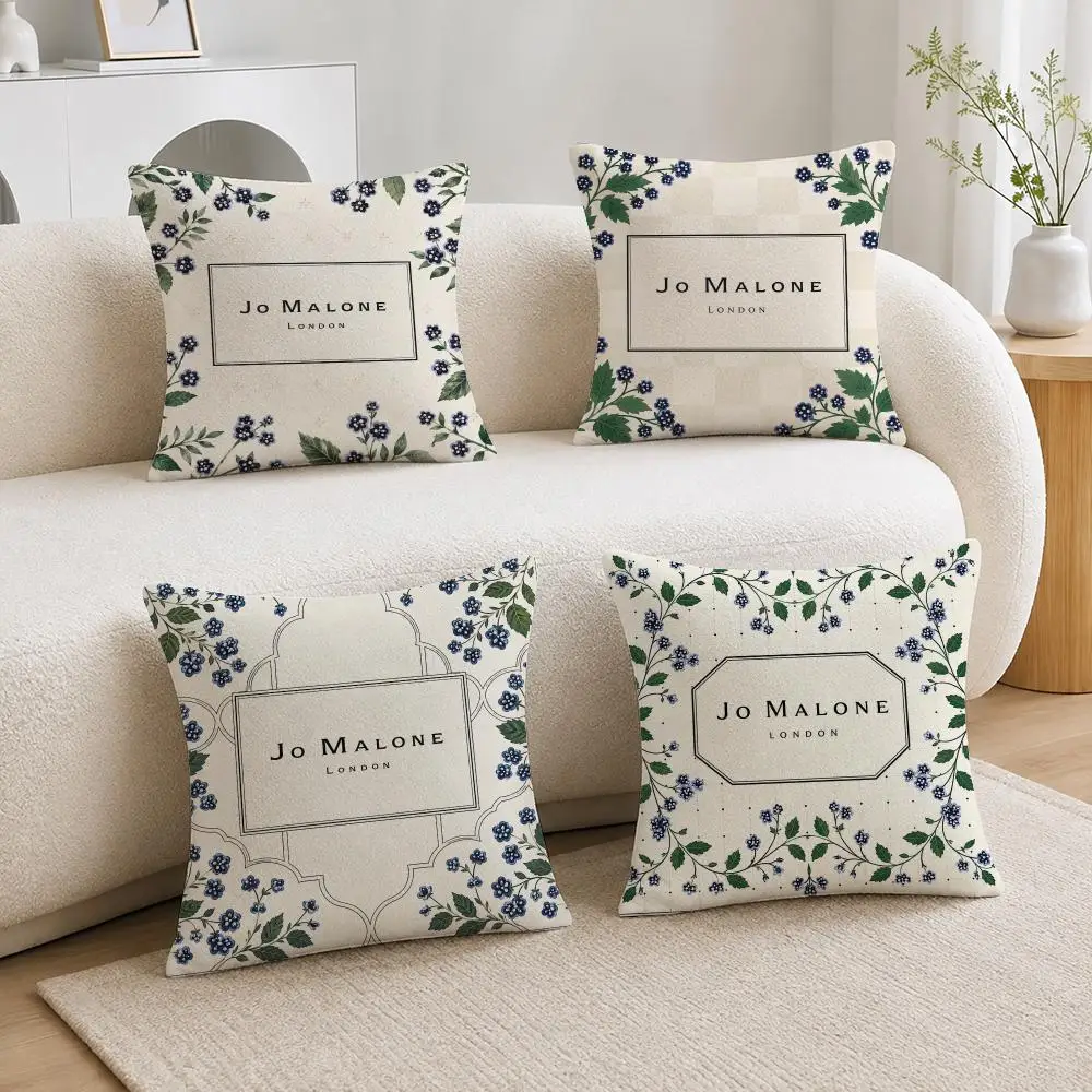 Brand Jo Malone Cushion Cover Soft Plush Cushion Covers Fluffy Throw Pillow Cases for Sofa Bedroom Home Decor