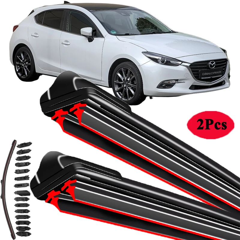 

For Mazda 3 Mazda3 BM BN 2013 2014 2015 2016 2017 2018 Axela Front Windscreen Windshield Wipers Car Accessories Car Wiper Blades