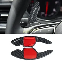Para Audi A3 A4 A5 A6 C7 A7 A8 D4 Q3 Q5 TT negro volante de coche paleta de cambio extensión paletas de cambio de plástico ABS