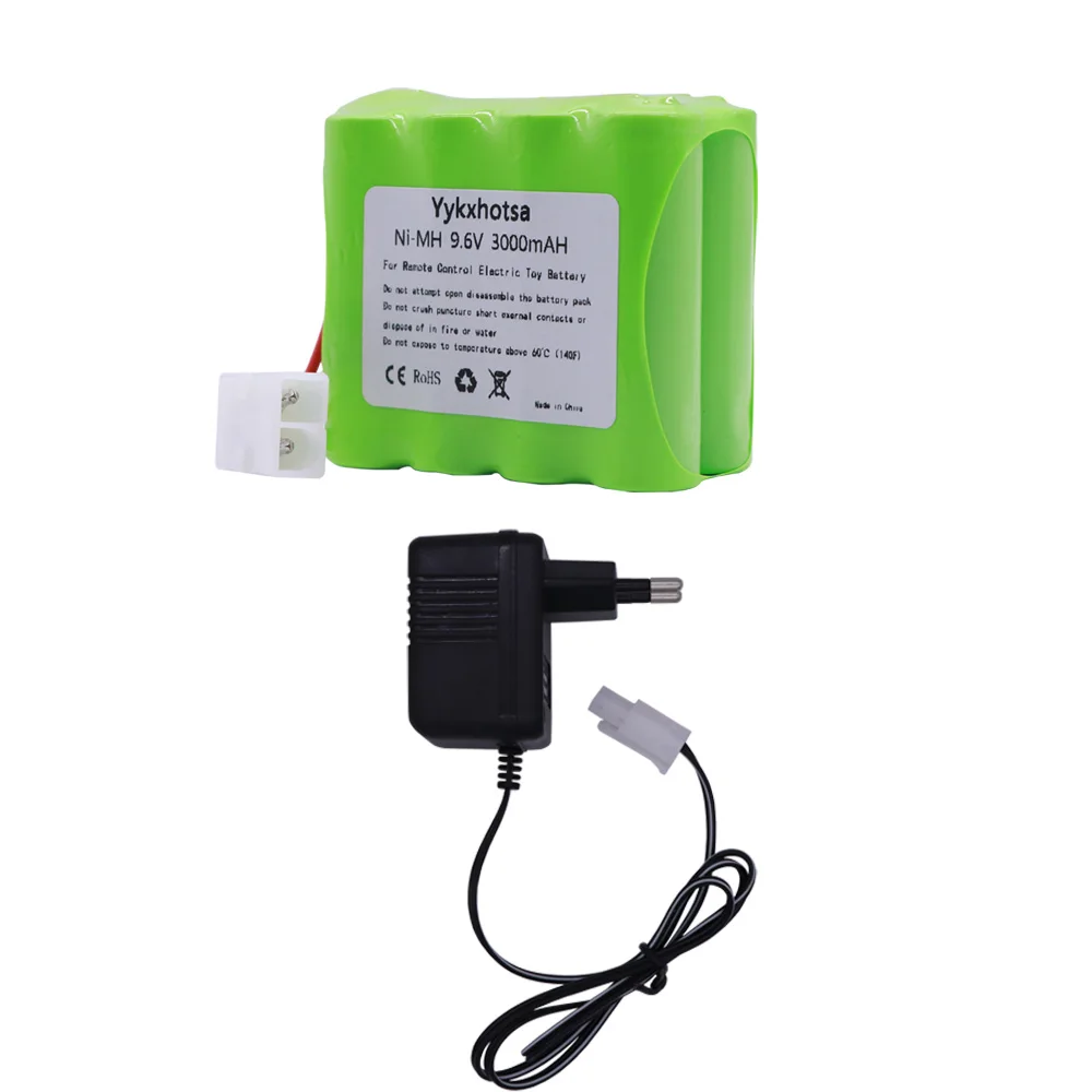 9.6V 3000mAh NI-MH battery Tamiya Plug with USB charger for RC Toys Electric toys security lighting facilities AA battery 9.6 v