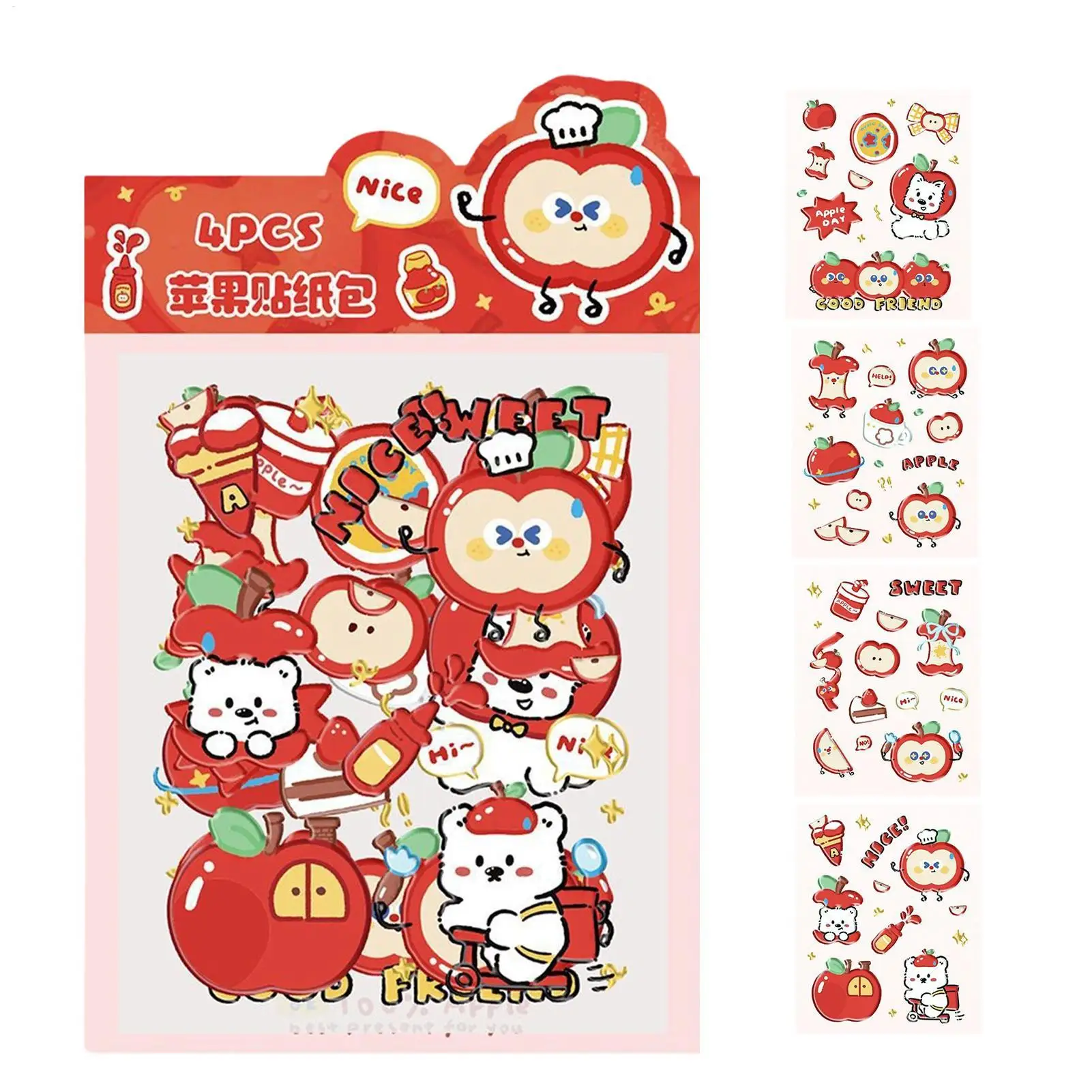 

Милые наклейки с фруктовым узором для журналов, чехлов для телефонов, ноутбуков, бутылок для воды, блокнотов