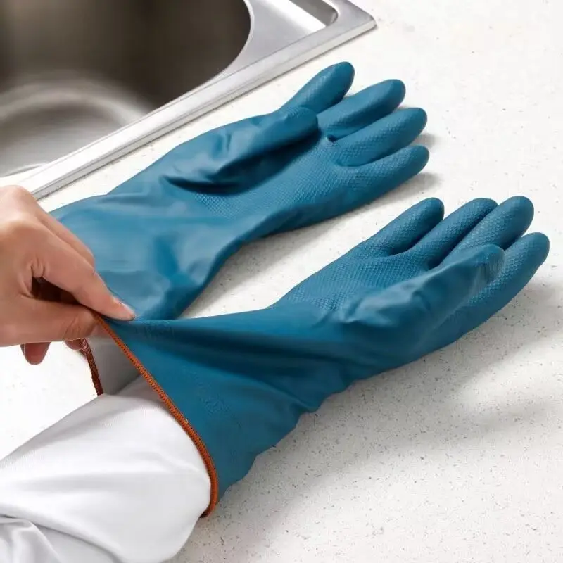 Fleece en dikke handschoenen Keuken korte buis afwashandschoenen waterdichte duurzame kleding slijtvaste massaal