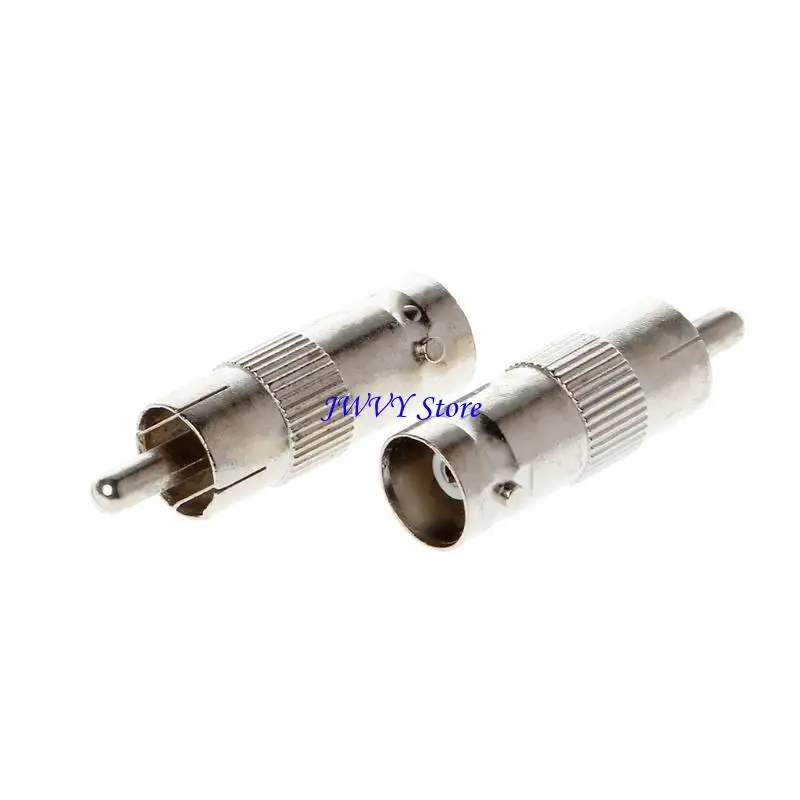 573A 10 PCS BNC Female to RCA Male Plug Coax Cable Adapters