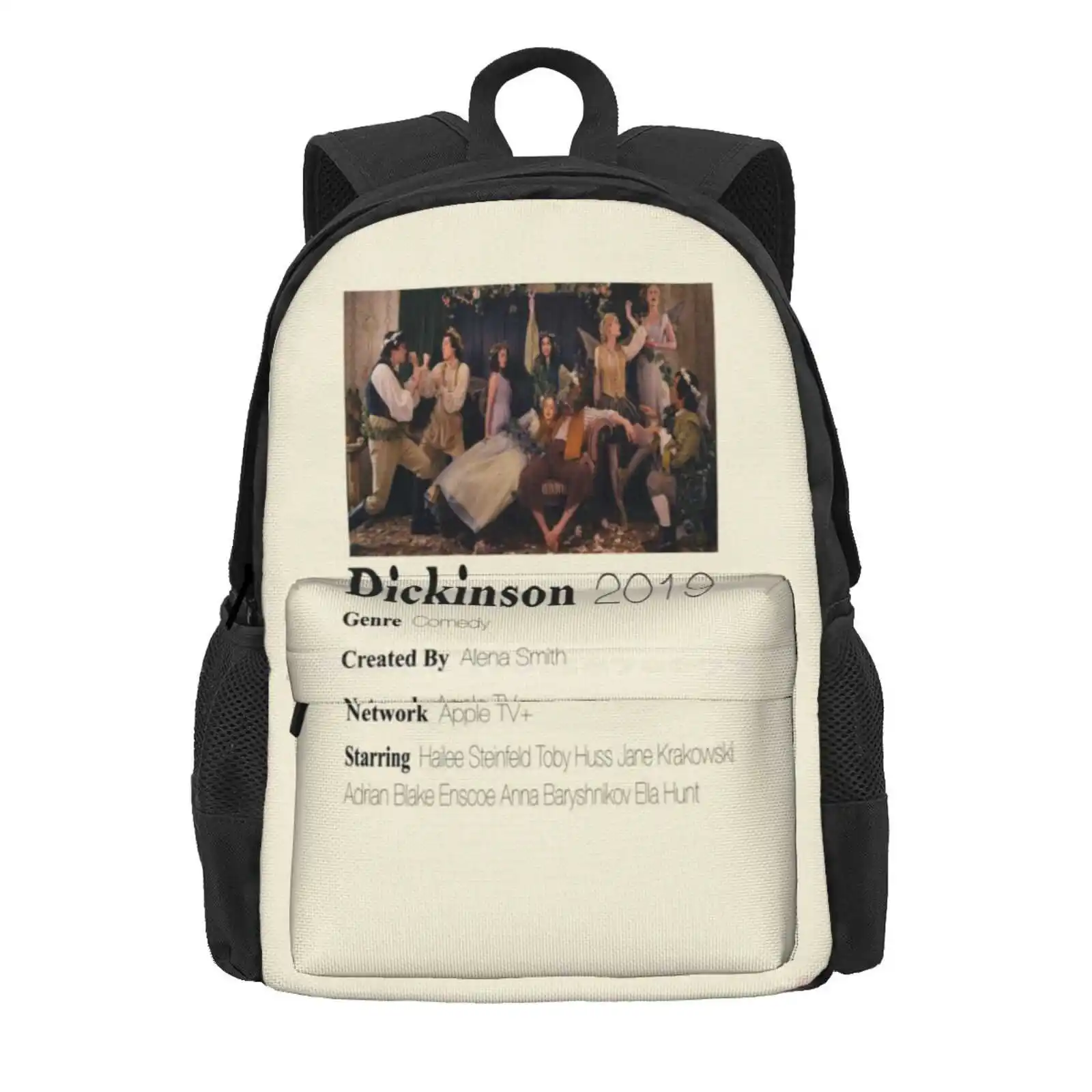 Dickinson Poster Hot Sale Schoolbag Backpack Fashion Bags Comedy Apple Tv Hailee Steinfeld Toby Huss Jane Krakowski Anna