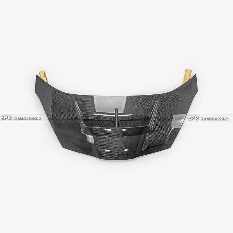 

Новый капот для HONDA JAZZ FIT GE6 7 8 9 2008-2010 JS Style вентилируемый капот с дождевиком, материал из углеродного волокна