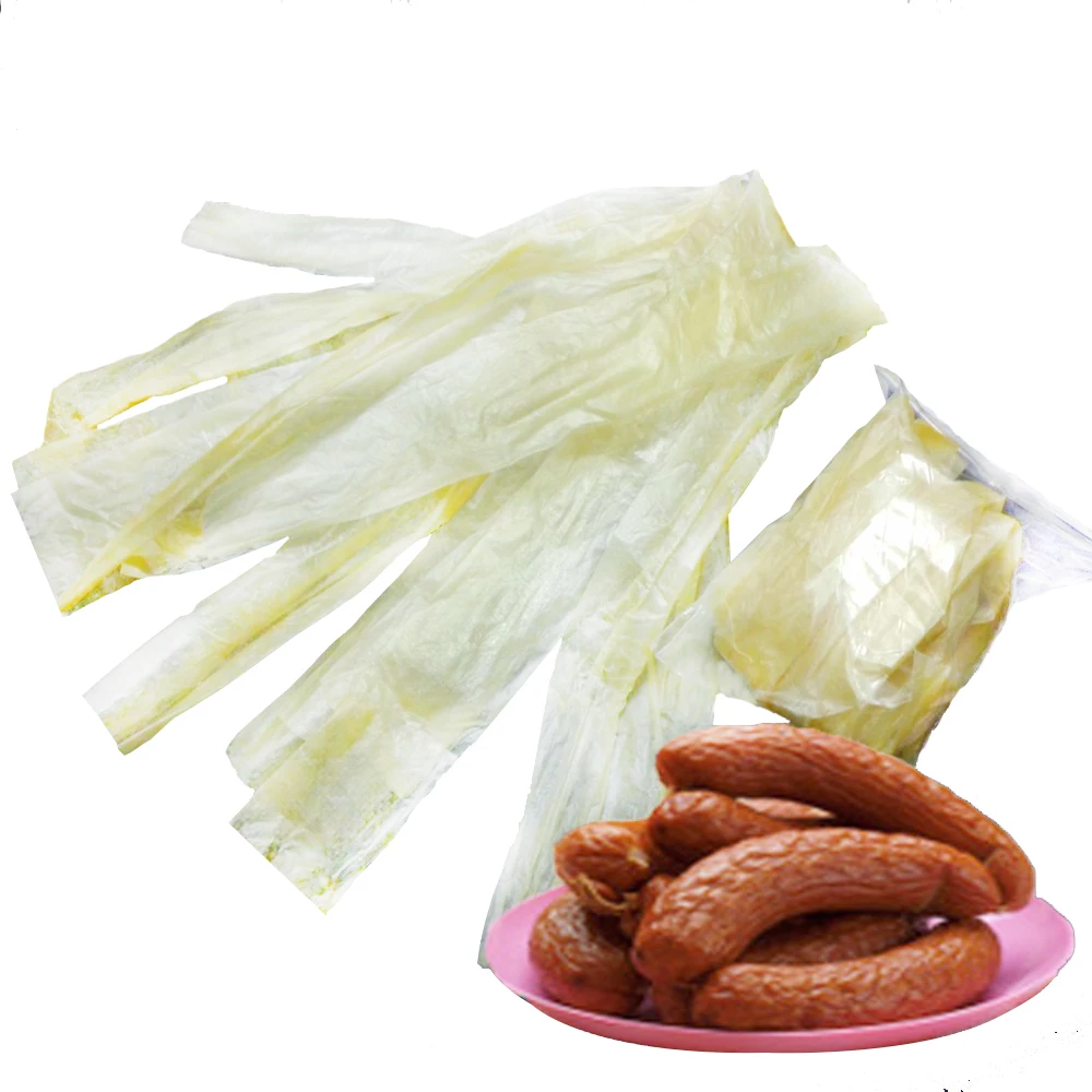 

5PCs 60*500mm Casing For Sausages Cooking Tools Hot Dog Tools Sausage Packaging Tools Meat Poultry Inedible Casings