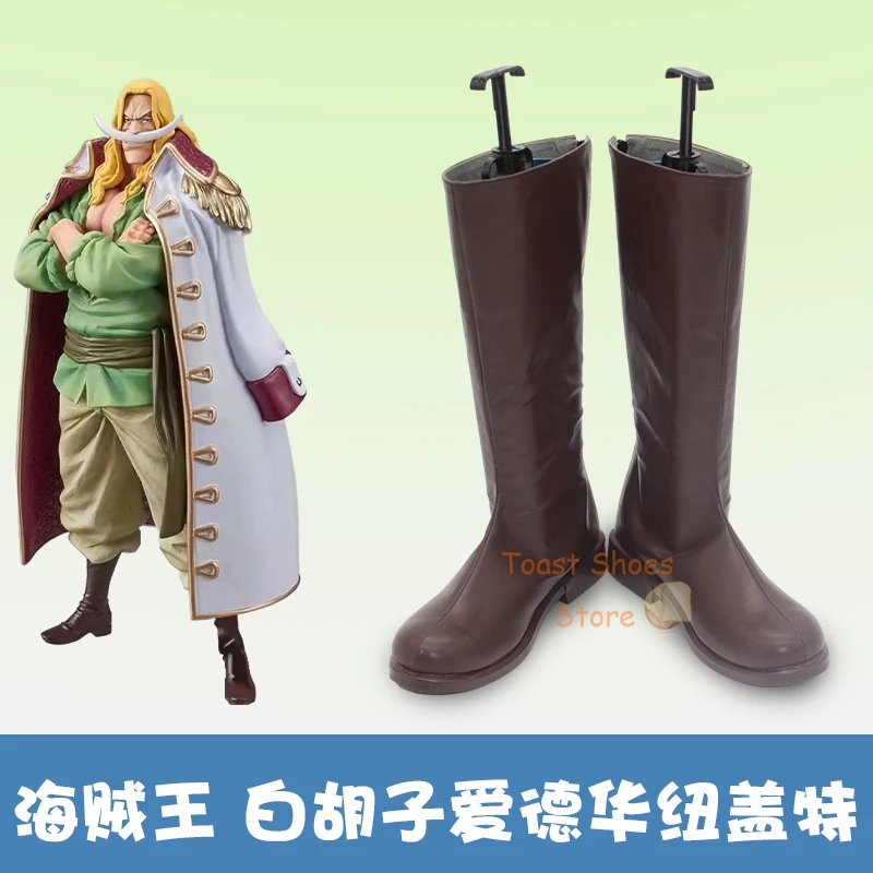 Anime Anime Edward Newgate Cosplay Shoes Comic Anime for Con Carnival Party Cosplay Costume Prop Cool Style