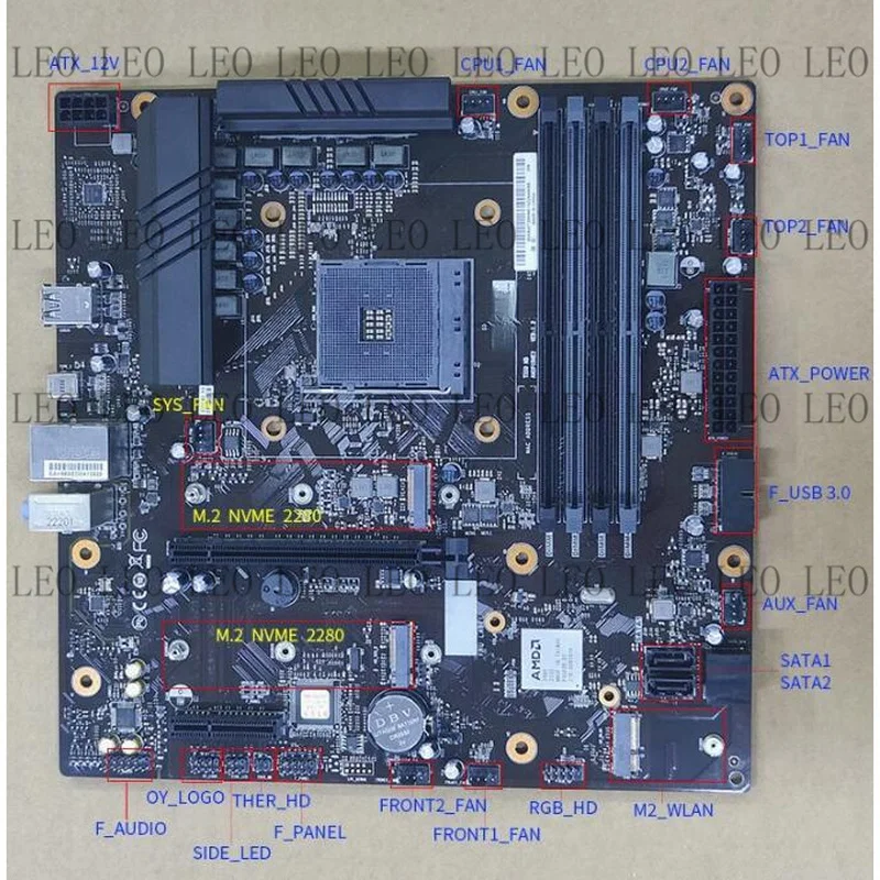 MY M-ATX AM4 B550 MotherBoard Part for Lenovo 7000P-26AMR T550MB 3600 5700 5950