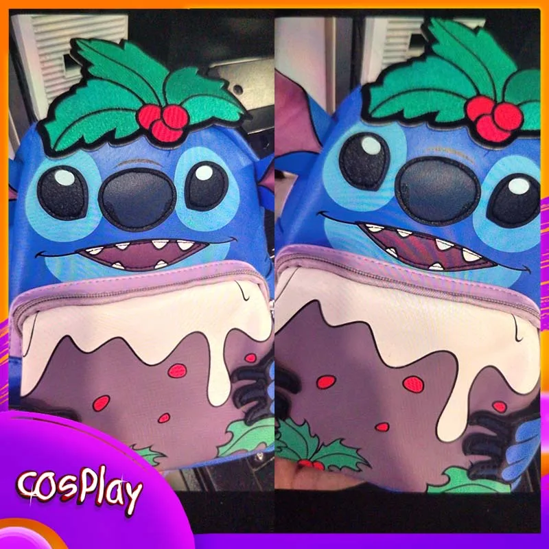 

Stitch Marie Cat Backpack Disney Cartoon Casual Girl Bag Fashion Lovely Outdoor Women Bag Kawaii Cute Trendy Shoulders Bag Gift