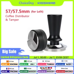 Coffee Tamper 57mm 57.5mm Constant Pressure Elasticity Distributor Tools For Lelit Anna Barista Espresso Machine Accessories