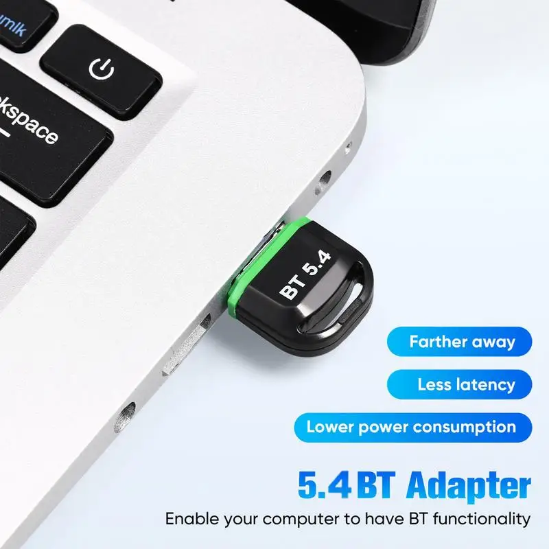 USB Wireless Adapter USB Adapter Wireless Receiver Transmitter Low Latency Transmission Real-Time Audio Adapter For Earphones