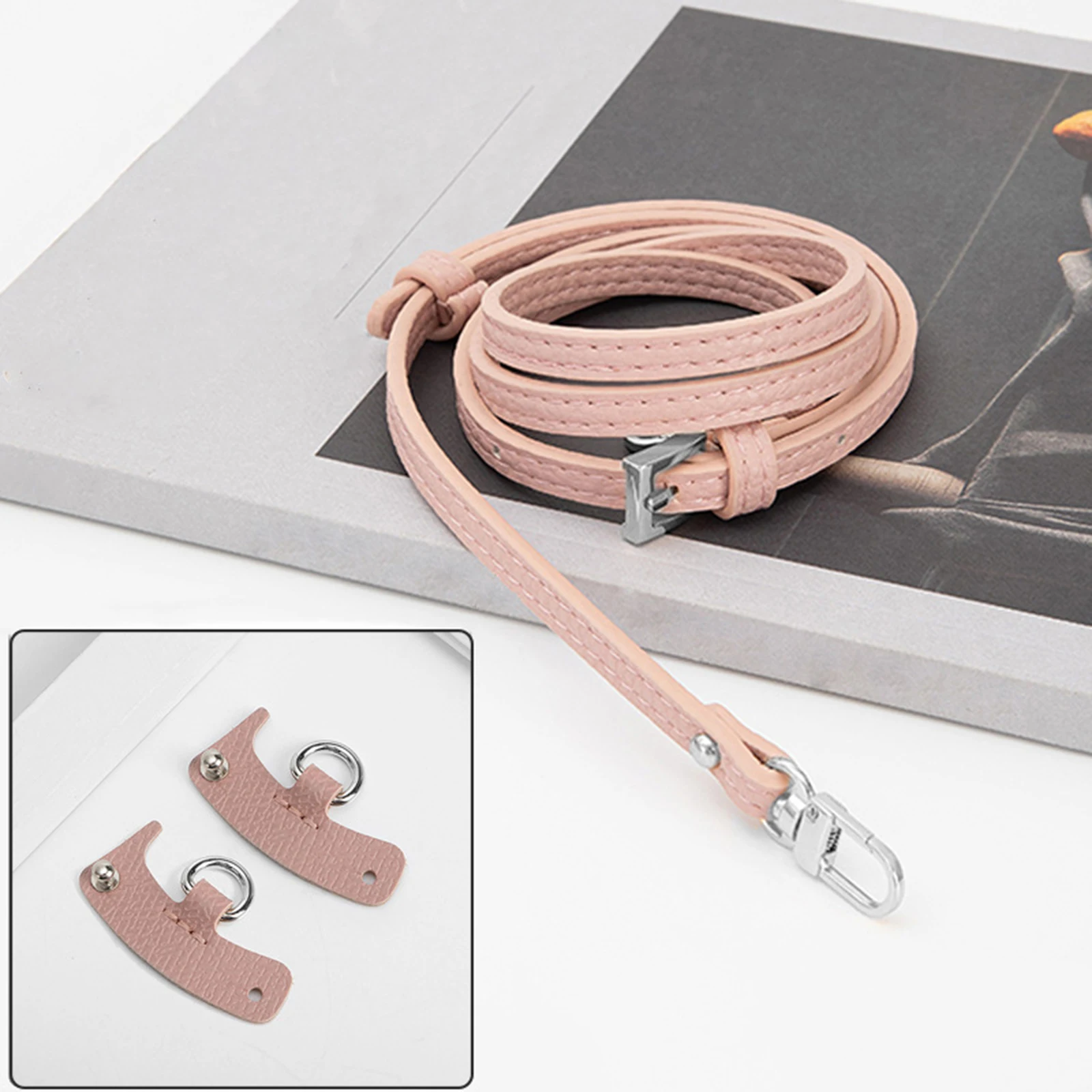 PU Leather Straps for Purse DIY Portable Multifunction Parts Accessories Handbag Strap for Tote Bag Clutch Bag Purse Briefcase