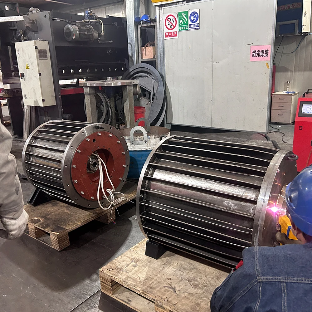 40KW 60KW الأرض النادرة مولد المغناطيس الدائم 96 فولت 220 فولت التيار المتناوب 3 مراحل المولد توربينات الرياح كفاءة عالية الطاقة البديلة