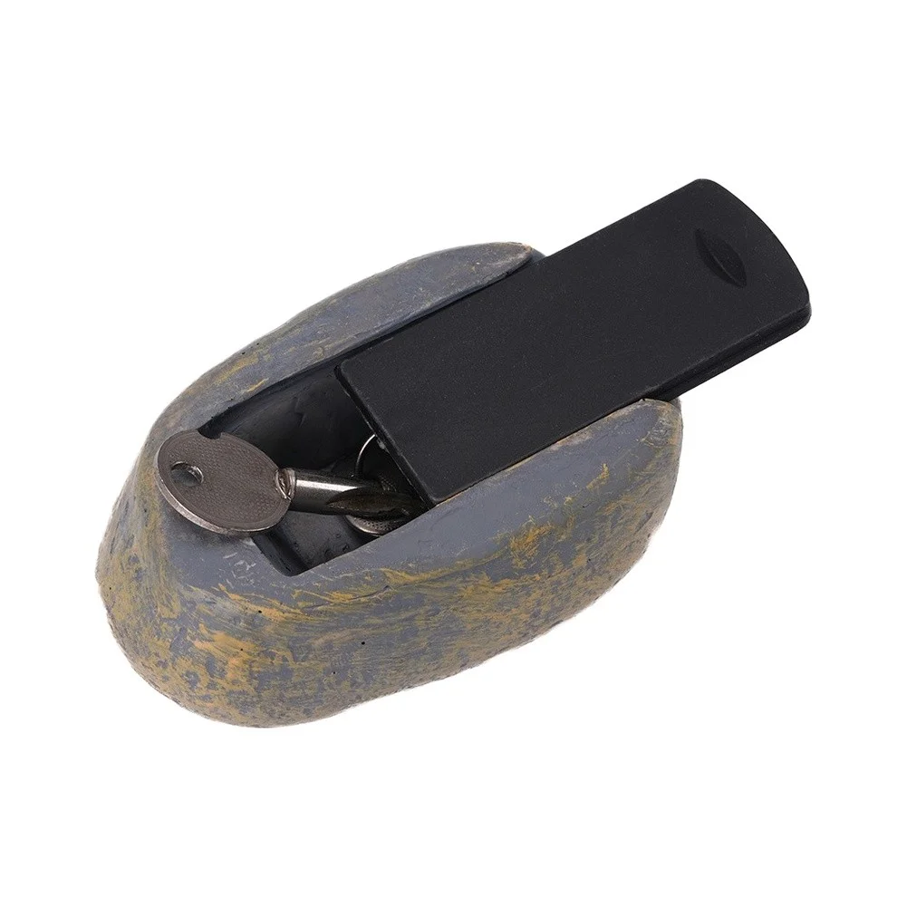 Creative Fake Stone Key Storage Box Discreet Realistic Rock Design Outdoor Safe For Garden Spare Key Backyard Household Use