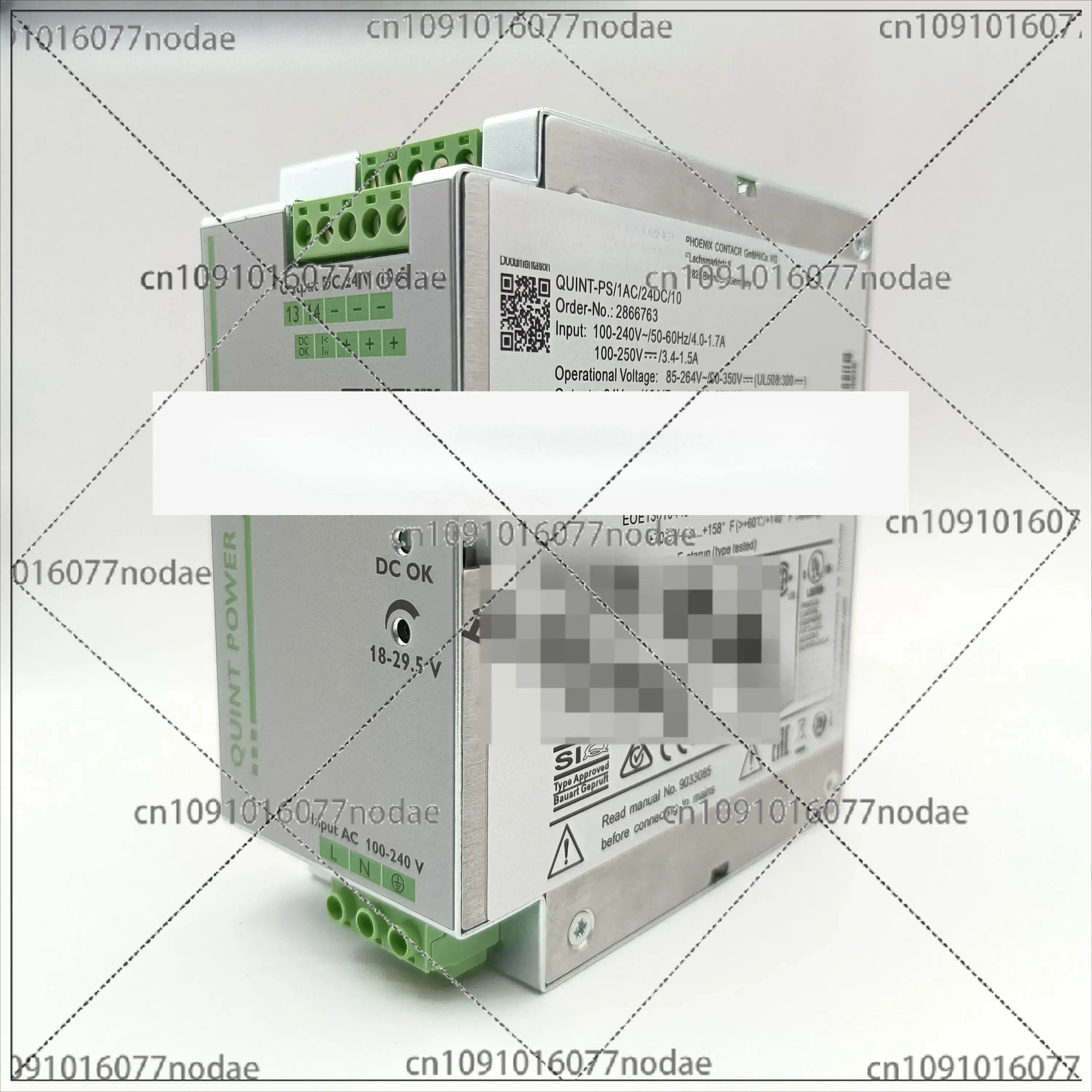 

Contact Switching Power Supply 2866763 QUINT-PS/1AC/24DC/10 2866776 20A