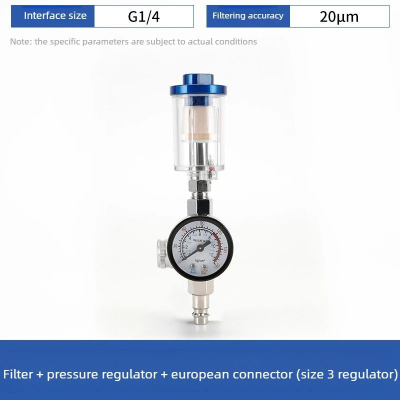 Regulator Spray Pneumatisch pistool Luchtregelaar Gauge EU Luchtdruk Inline Olie Watervanger Filter Separator Luchtregelaar