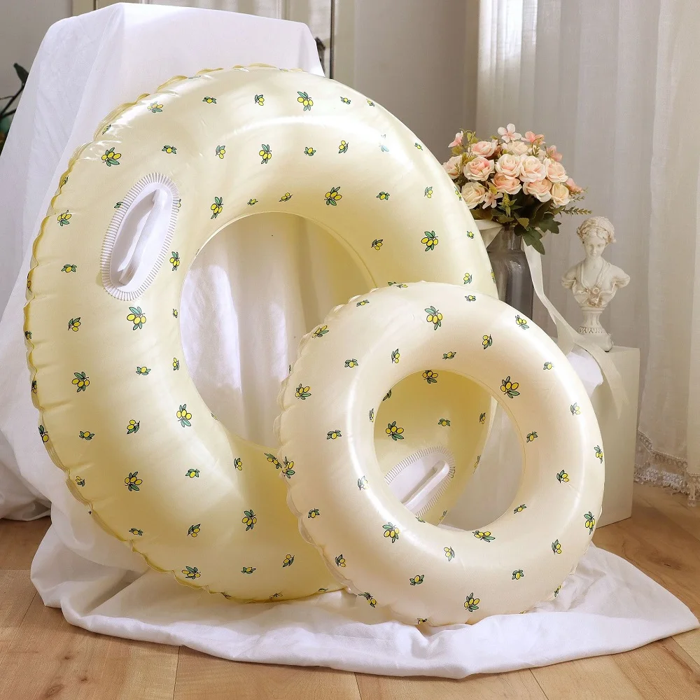 حلقة سباحة شريطية قابلة للنفخ عتيقة ، عوامات حمام سباحة للبالغين ، دائرة أطفال ، ألعاب حفلات ، مرتبة هوائية