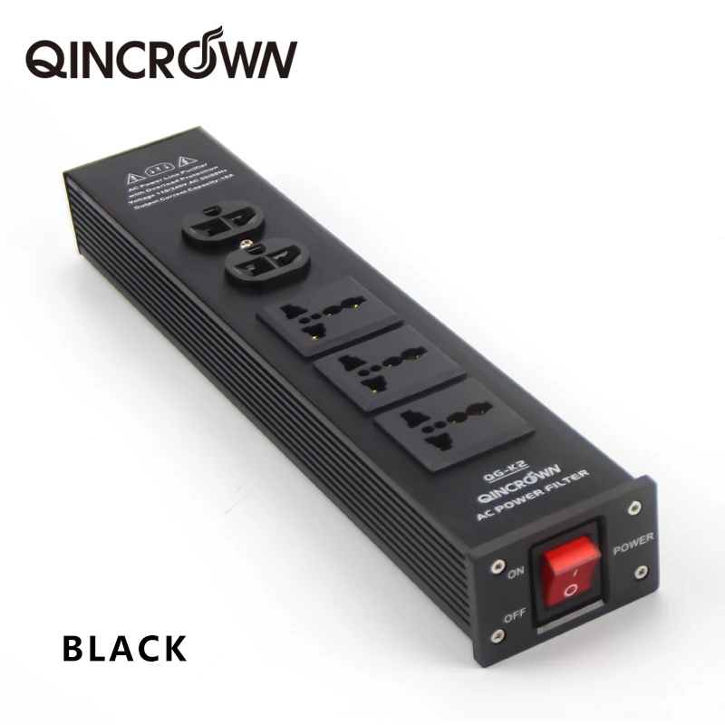 

HIFIDIY LIVE QG-K1 QG-K2 HIFI audio power filter socket Power Conditioner Power Purifier Schuko Socket Power Strip
