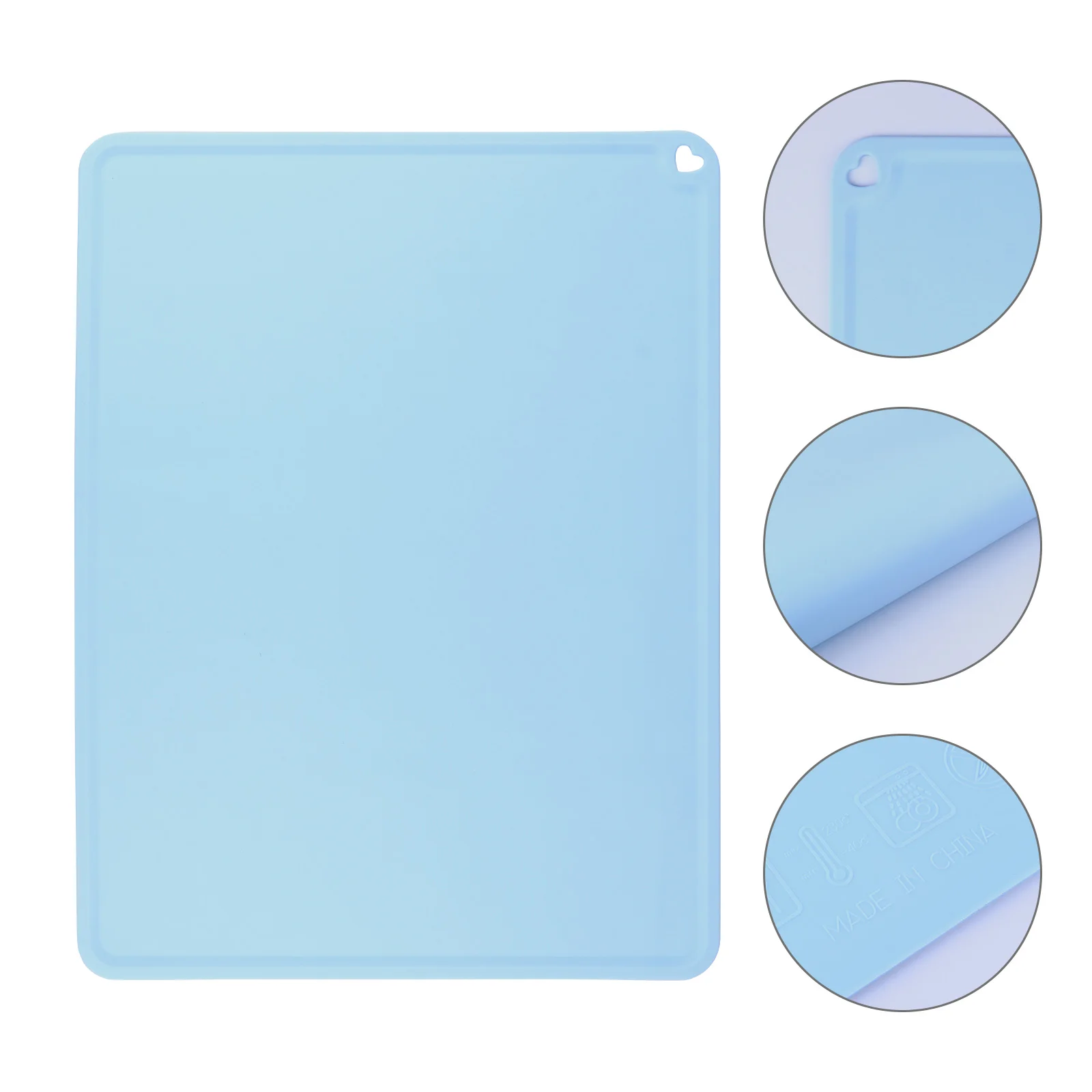 

Silicone Heart Food Pad Non Skid Dog Pet Food Pad Feeding Mat Waterproof Pet Mat Easy Clean Supplies Placemat Toy