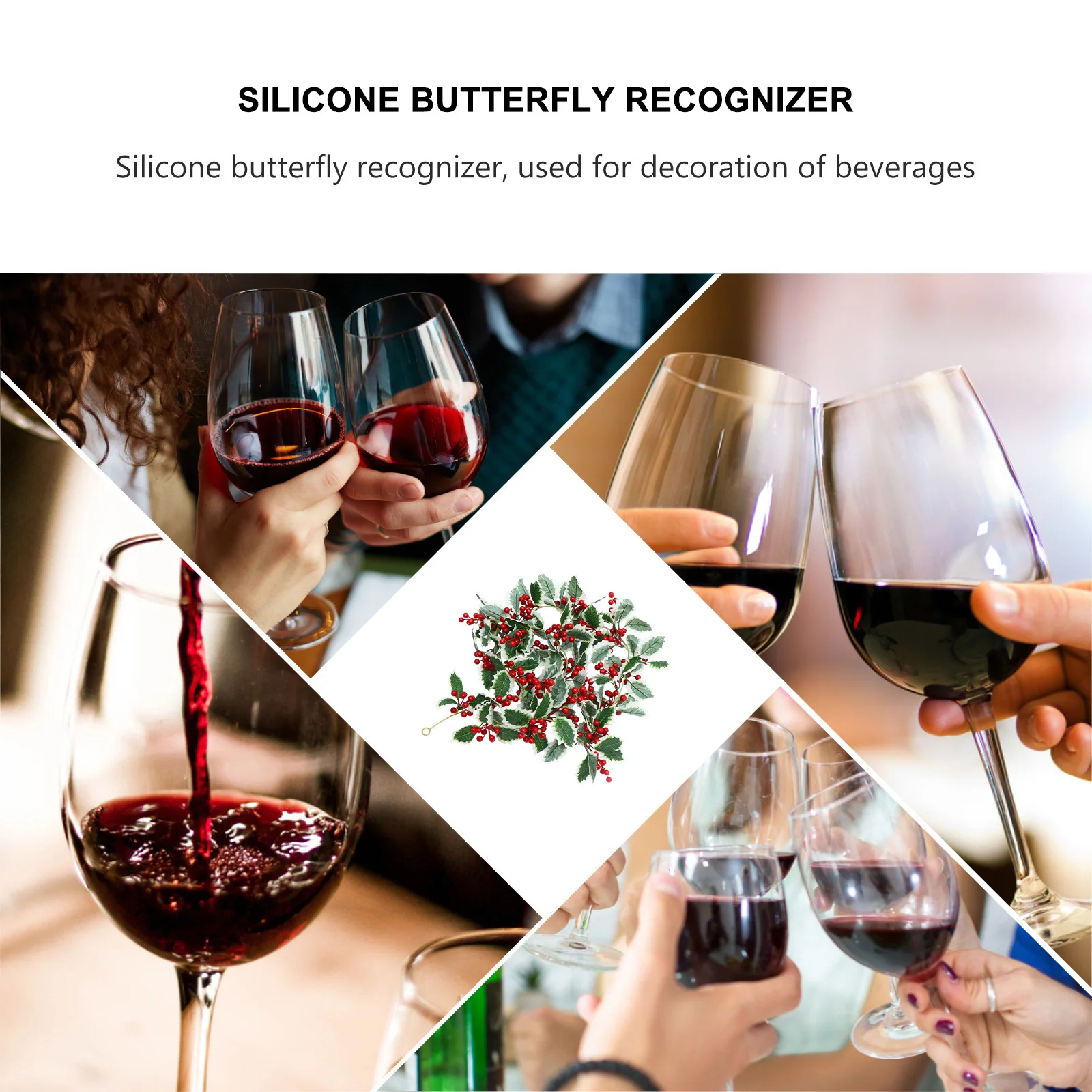 

1pc Simulation Rattan Hanging Decor Artificial Xmas Rattan For Christmas Party Home Decoration Door Wall Hanging Lifelike