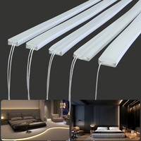 Silicone Neon Tube Flexible Soft Silica Gel Sign IP67 Waterproof For WS2811 WS2812B 5050 2835 COB LED Strip Light 1m 2m 3m 4m 5m