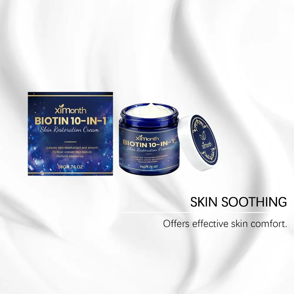 Facial Facial Neck Moisturizing Cream 50g 10 In 1 Biotin Skin Care Lotion Hydrating Smooth Body Daily Rejuvenate Increase Elasticity - Aliexpress Deal