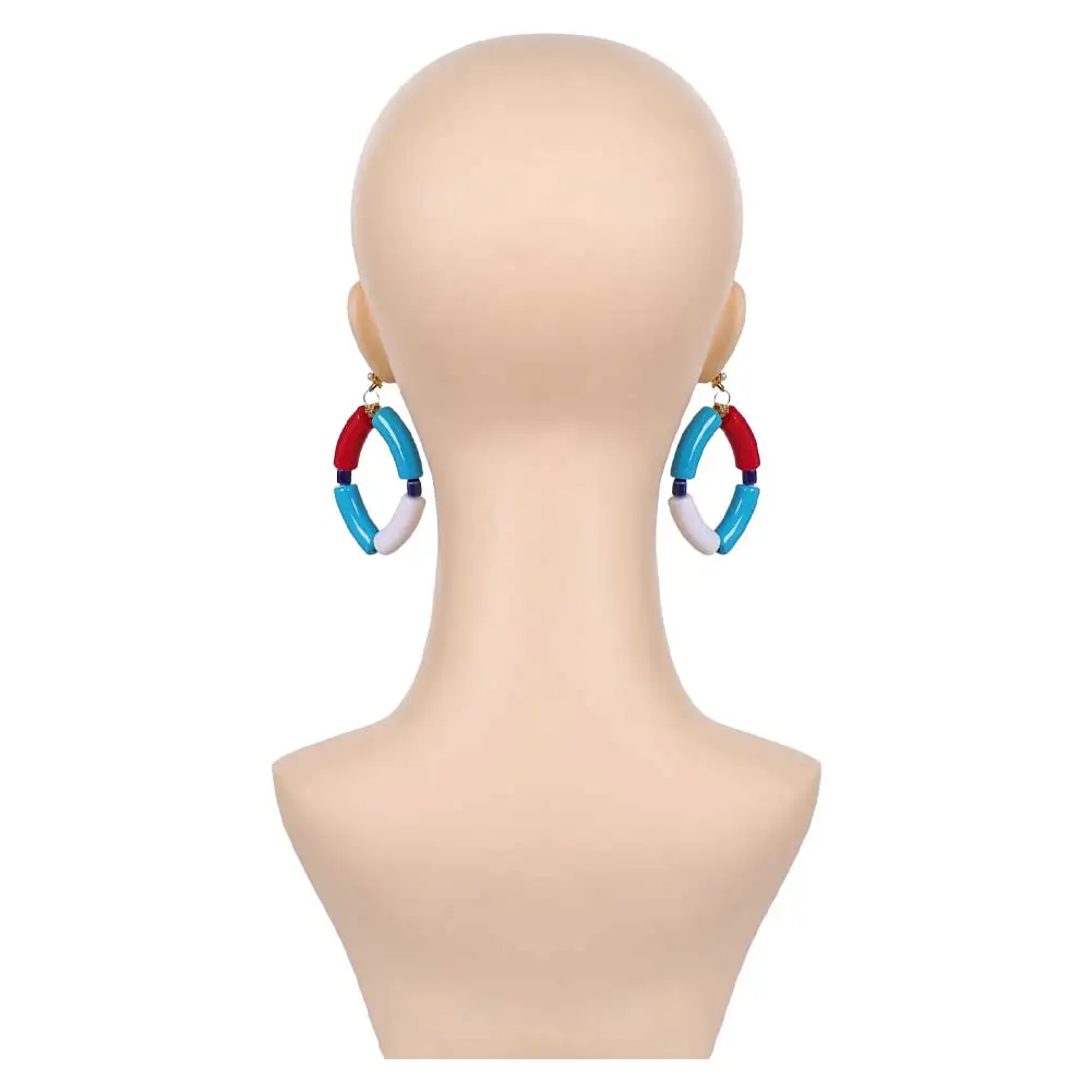 Elena-pendientes para Cosplay, pulseras, juego de combate SF 6, accesorios de disfraz de juego de rol, disfraz de mujer, accesorios para fiesta de Carnaval y Halloween