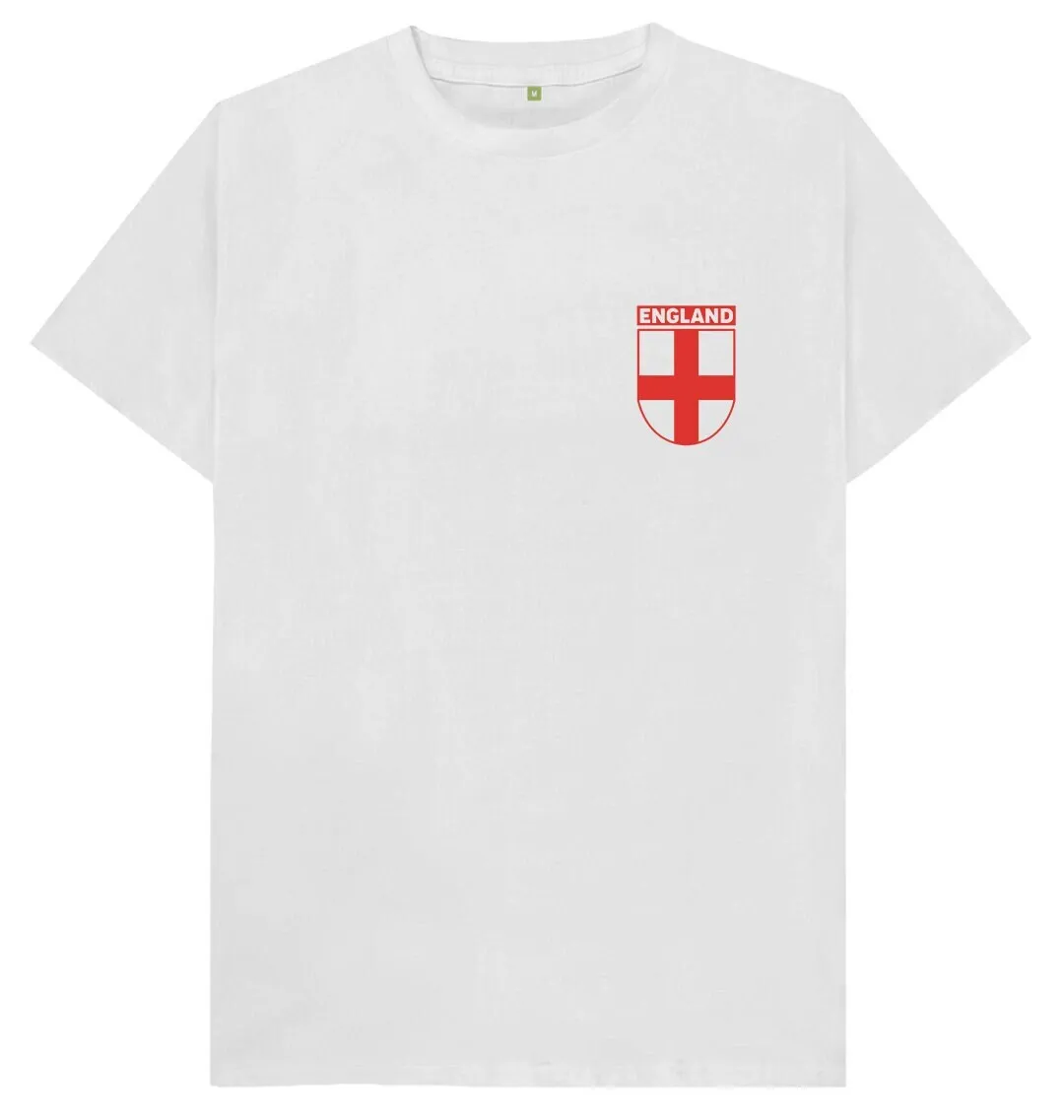 England Crest Badge It's Coming Home Football Qatar Mens T-shirt