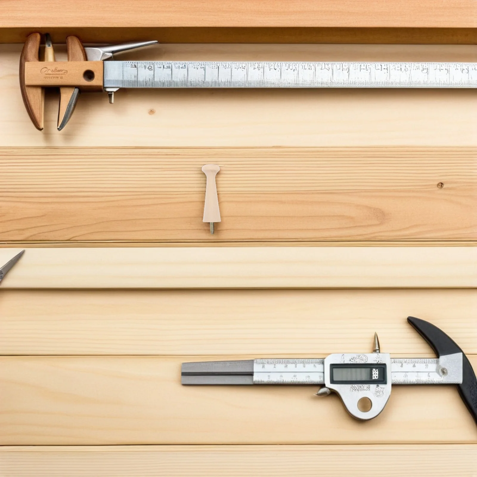 

12pcs Solid Wood Unfinished Shaker Pegs 2.7 Inch Wall Hangers For Coats Hats Towels Bedroom Room Wood Peg Hooks