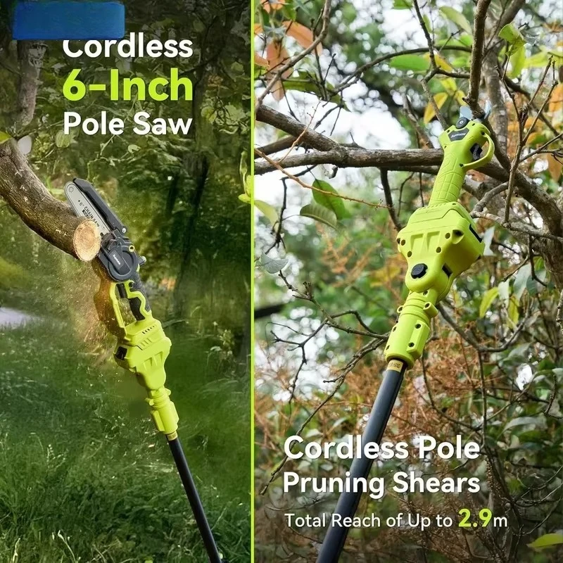 4-in-1 draadloze elektrische z - Pole Saw Cordless Telescopic recensie en prijs