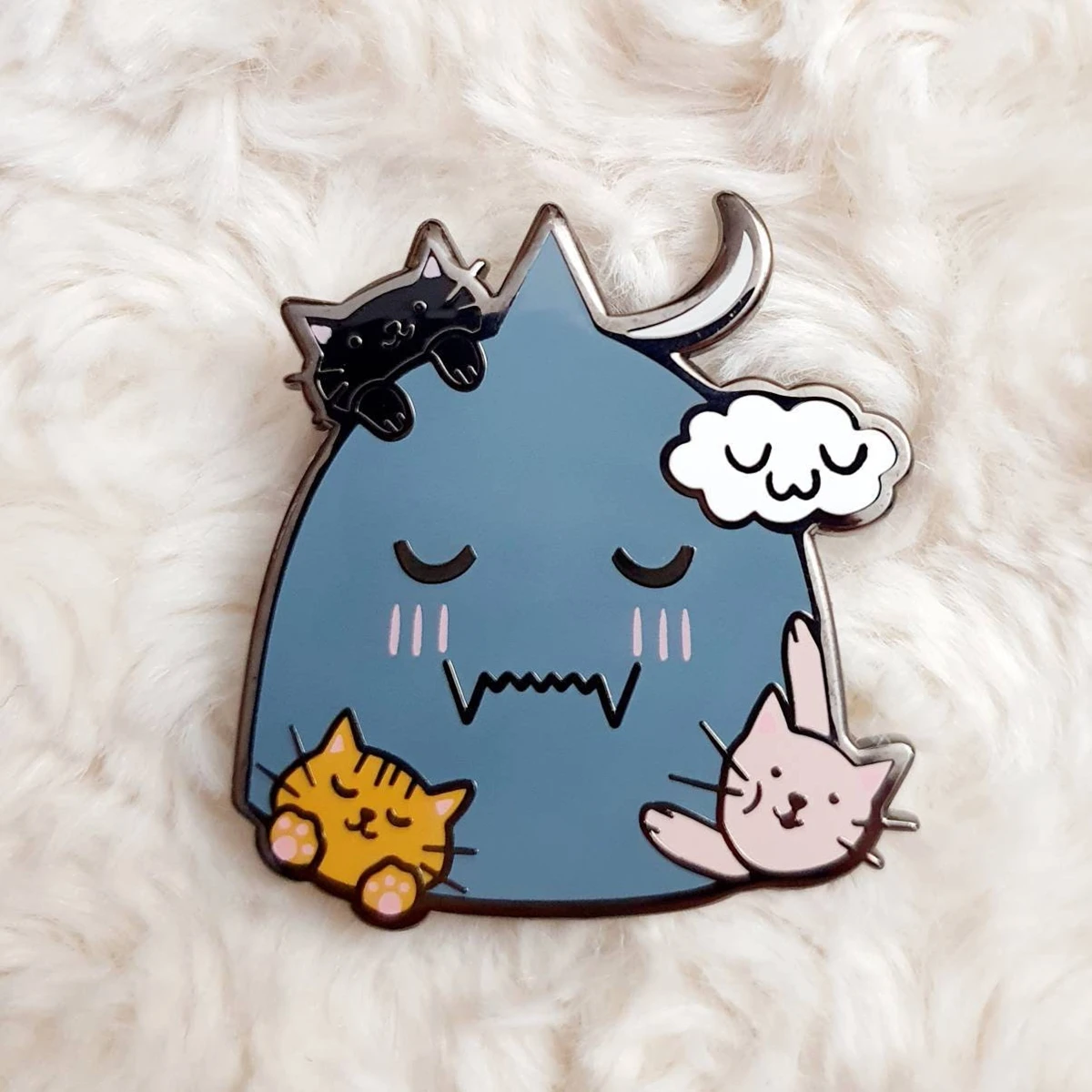 Alphonse Elric Hard Enamel Pin Cartoon Animals Cats Steel Armor Brooch Fullmetal Alchemists Cartoon Anime Fans Collect Badge