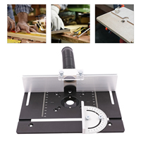 Router Table Insert Plate, Aluminum Alloy Wood Milling Flip Board, Trimming Tools, Woodworking Engraving Machine Flip Plate