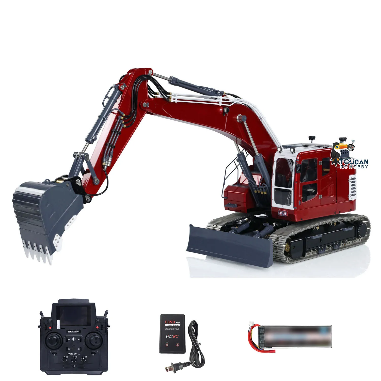 LESU 1/14 ET26L RC Excavator RTR Hydraulic Radio Control Painted Finished Digger Machine Truck PL18EV Light Sound System Smoking