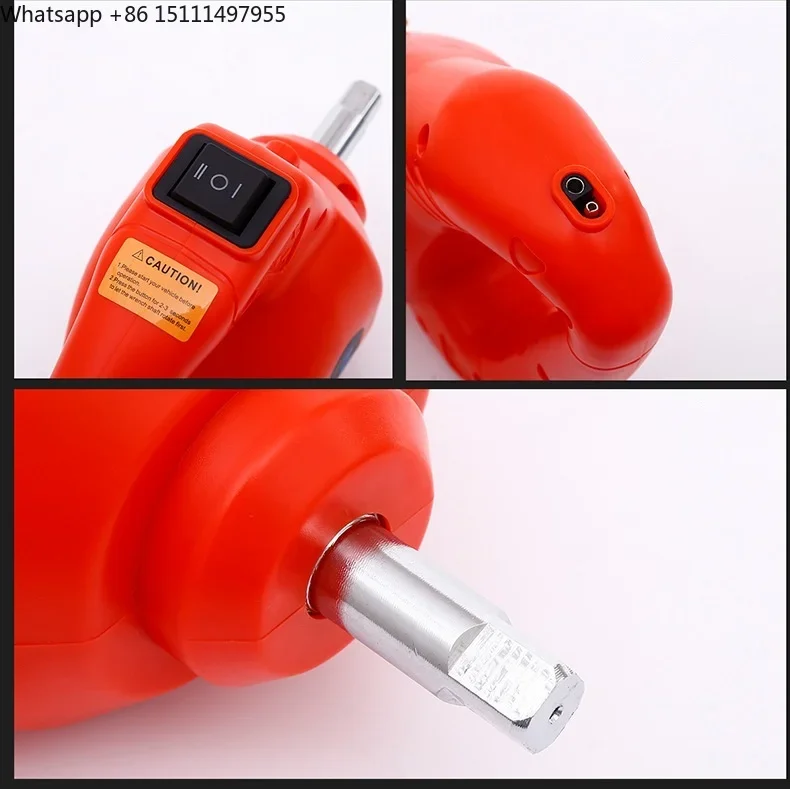 12V 5T Electric Car Jack Kit Hydraulic Floor Jack Portable Car Jack and Electric Wrench Set Emergency Tire Change Kit