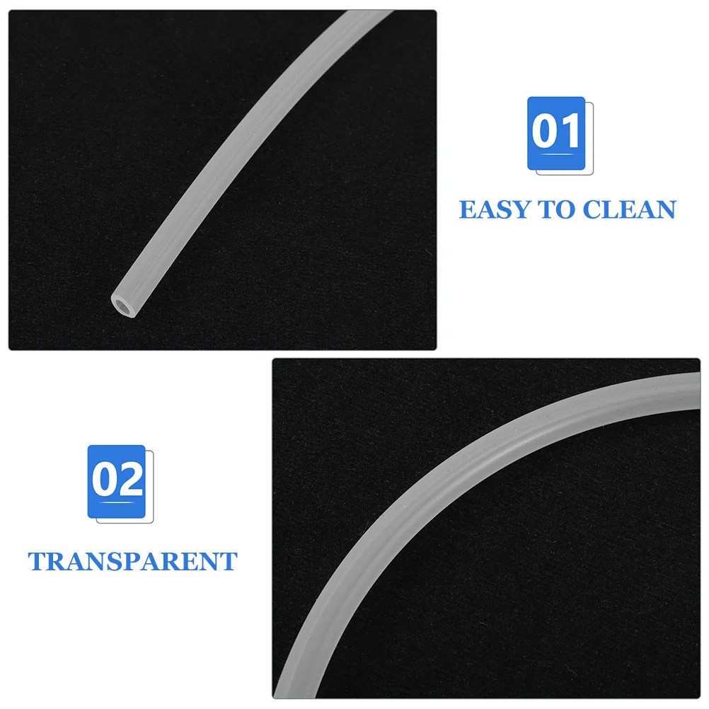 2 قطعة استبدال السيليكون الملحقات الكهربائية أنبوب قابلة لإعادة الاستخدام خرطوم استبدال أجزاء لأجزاء مضخة أمي الثدي أنابيب لينة #3