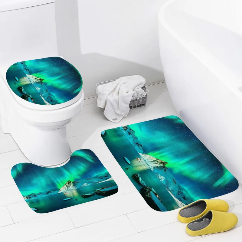 home bathroom floor mats Modern Nordic style Bath Foot mat modern bathroom accessories rug Toilet mat Bathtub anti-slip carpet