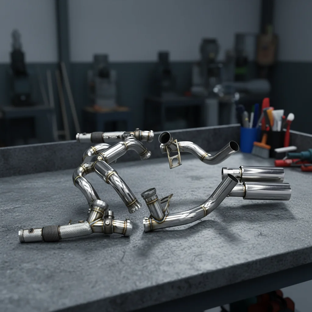 YD Valvetronic Exhaust Pipes For Lamborghini Murcielago LP640 V12 6.2 2007-2010 Stainless Steel Catback With Straight Downpipe