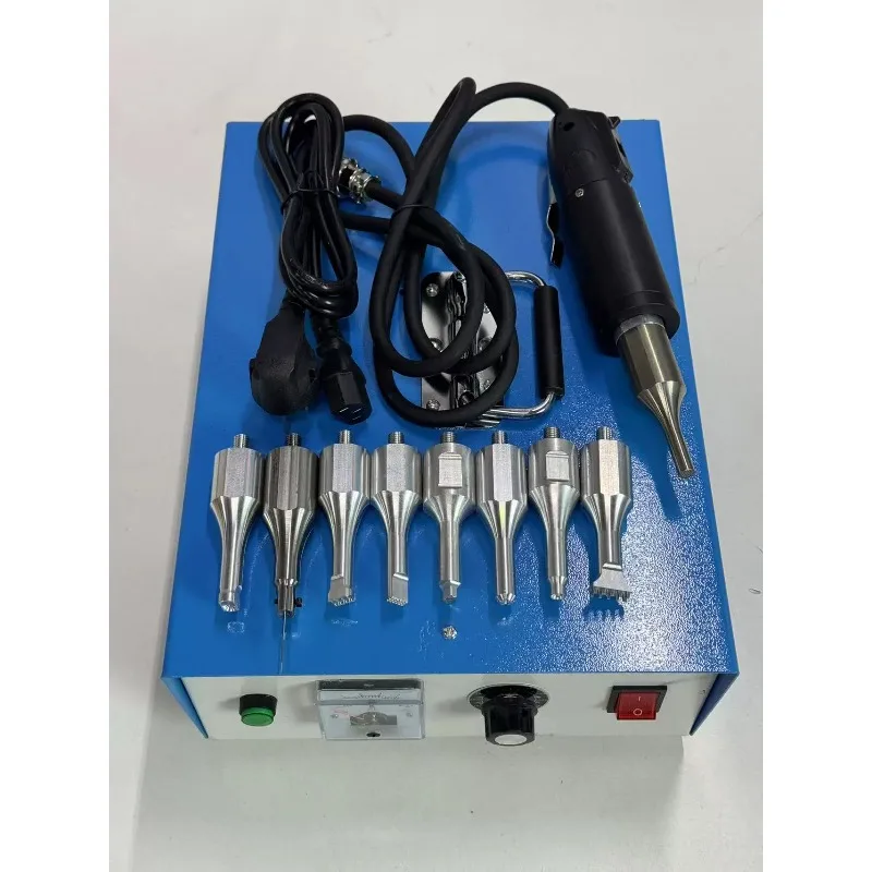 1pcs 35K desktop ultrasonic spot welder for plastic box, ear strap and daily plastic positioning welding