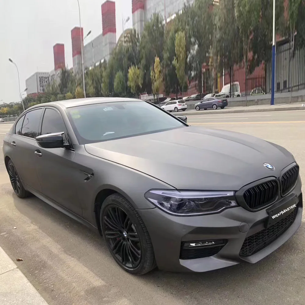 

Матовая металлическая серая виниловая пленка для автомобильной упаковки, профессиональная ультраматовая пленка для автомобильной пленки